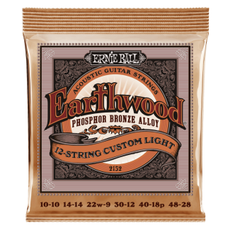 EARTHWOOD PHOSPHOR BRONZE 12 STRING CUSTOM LIGHT 10-48