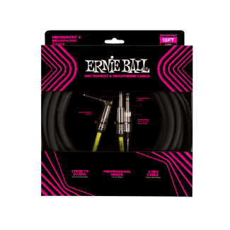 Ernie Ball Hangszer - Fejhallgató Kombó Kábel