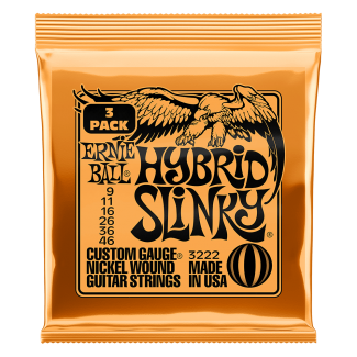 NICKEL WOUND Hybrid SLINKY 9-46 3 Pack