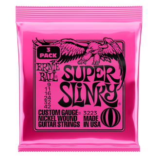 NICKEL WOUND Super SLINKY 9-42 3 Pack