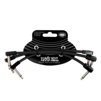 Flex Patch Kábel 15cm 3 Pack Black