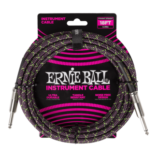 Ernie Ball Szövetkábel Purple Python 5,5m