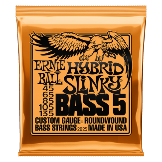 NICKEL WOUND HYBRID SLINKY BASS 5 STRING 45-135