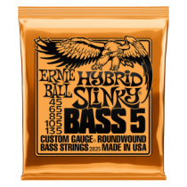 NICKEL WOUND HYBRID SLINKY BASS 5 STRING 45-135