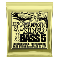 NICKEL WOUND MAMMOTH SLINKY BASS 5 STRING 55-145