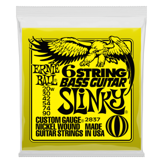 Nickel Wound 6 String Bass Guitar Slinky 20-90