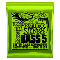Nickel Wound Regular Slinky Bass 5 String 45-130