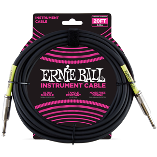 ERNIE BALL PVC HANGSZERKÁBEL 6M EGYENES