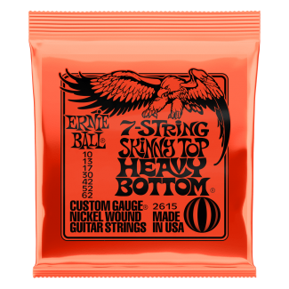 Nickel Wound 7 Skinny Top Heavy Bottom Slinky 10-62