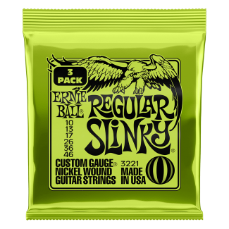 NICKEL WOUND REGULAR SLINKY 10-46 3 Pack